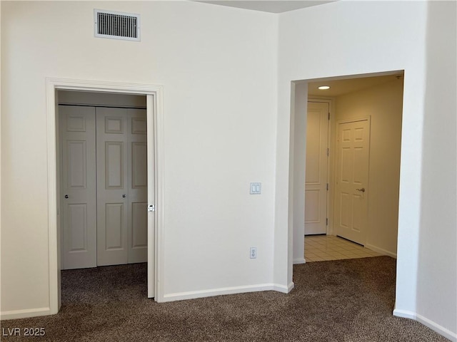 interior space with carpet floors