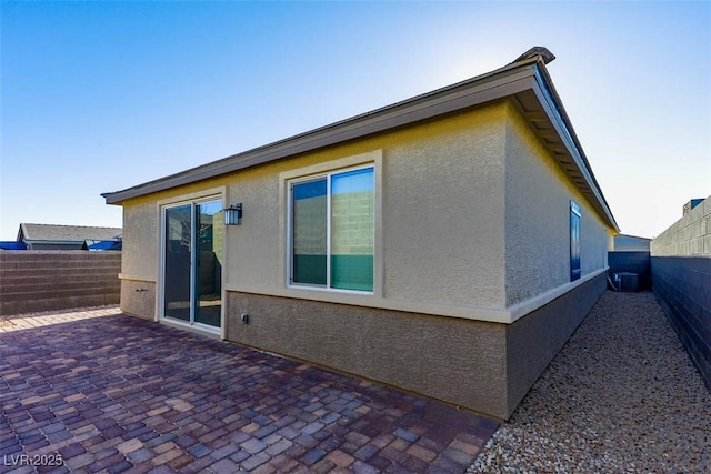 rear view of house with a patio area