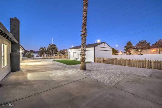 exterior space featuring a patio