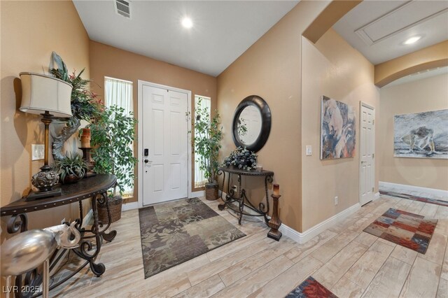 10372 Hawks Wing St, Las Vegas, NV 89178 - foyer entrance featuring light hardwood / wood-style floors
