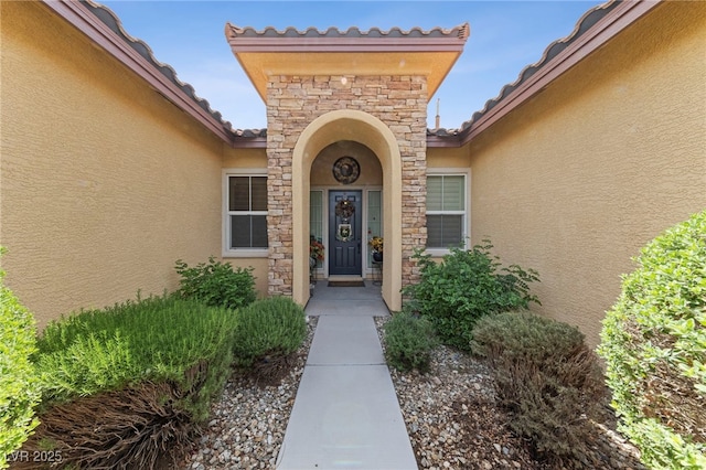 view of entrance to property