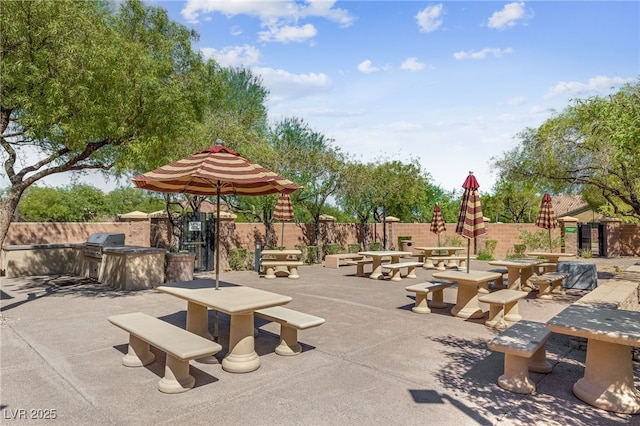 10372 Hawks Wing St, Las Vegas, NV 89178 - view of patio / terrace with area for grilling and a grill