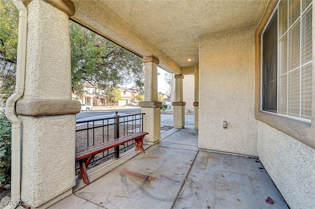 view of patio with covered porch