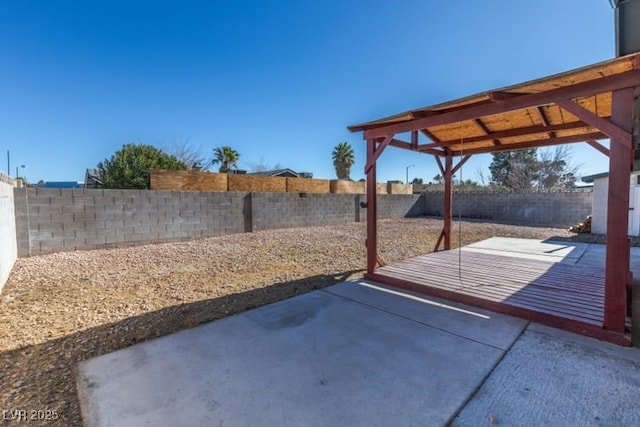 view of patio