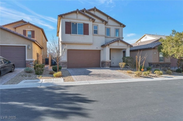 craftsman-style home featuring a garage