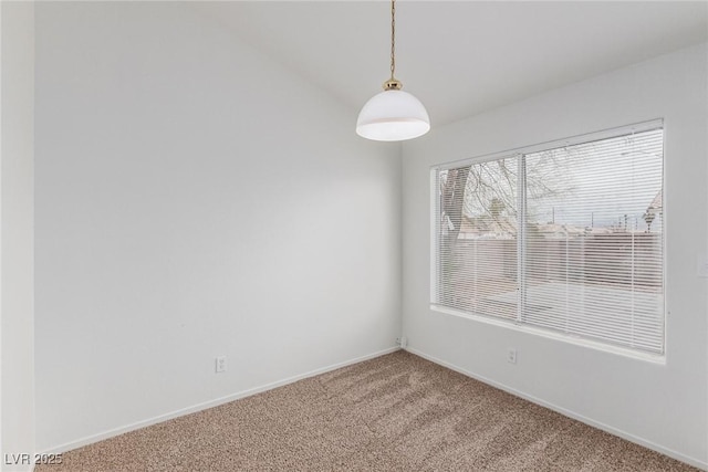 unfurnished room featuring carpet floors