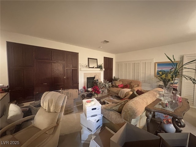 view of living room