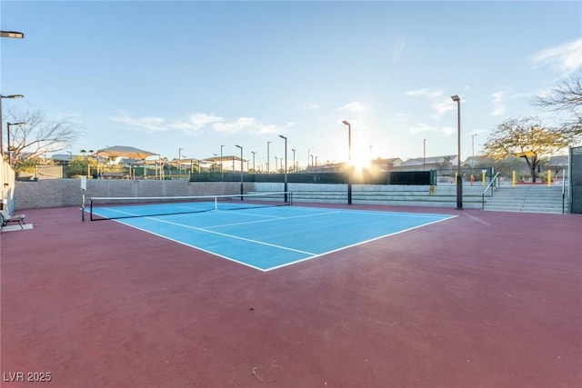 view of sport court with basketball court