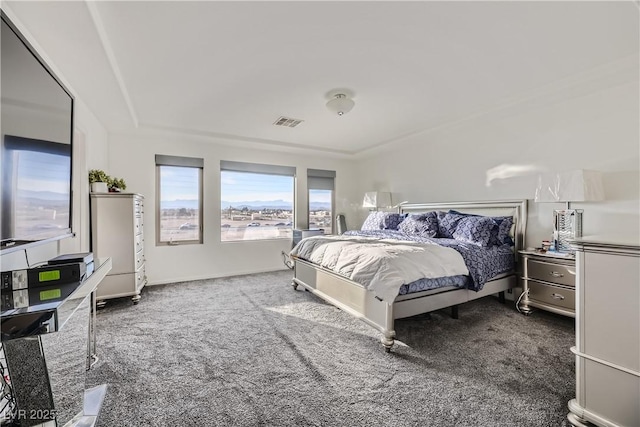 bedroom with carpet flooring