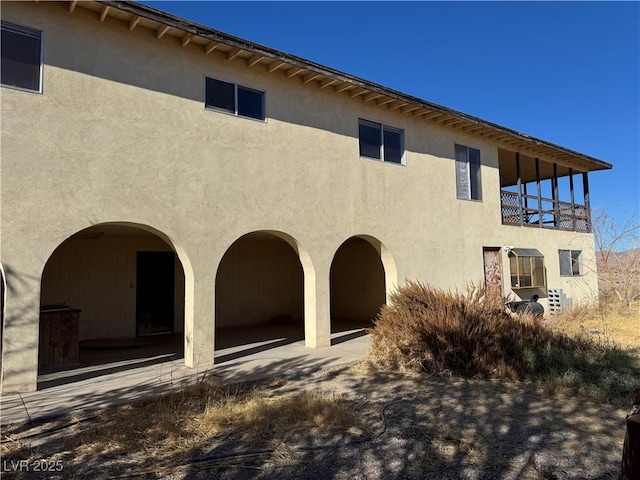 view of back of property