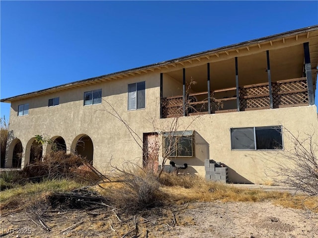 view of back of property