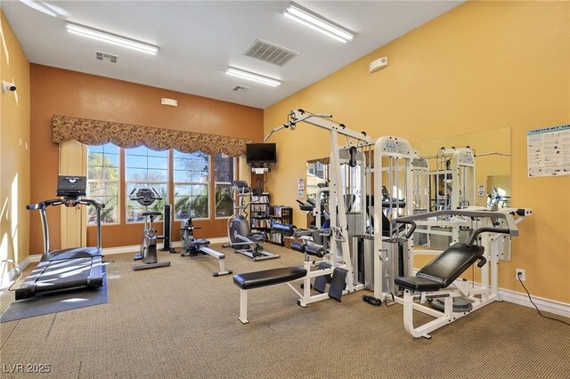 view of exercise room