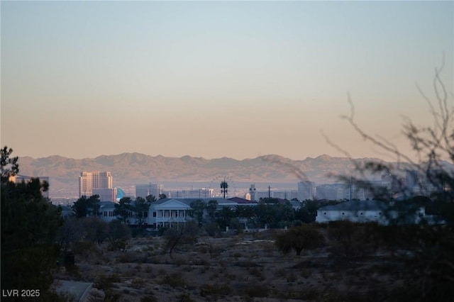 view of mountain feature