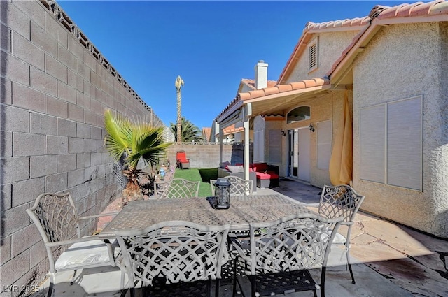 view of patio