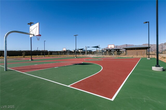 view of sport court