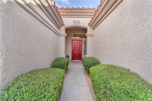 view of entrance to property