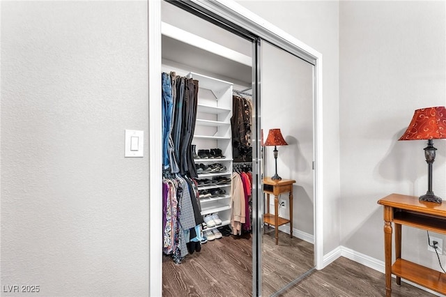 view of closet