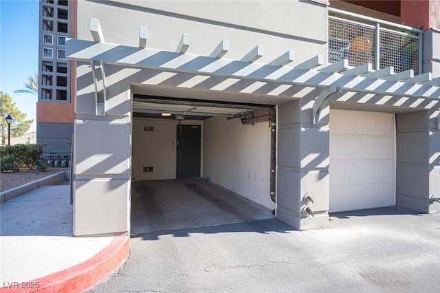 entrance to property featuring a carport