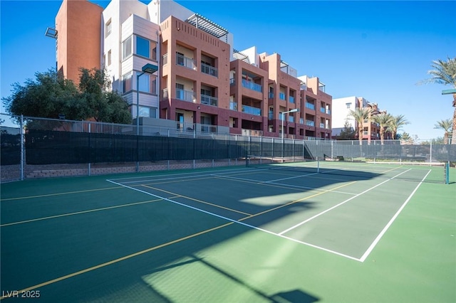 view of sport court