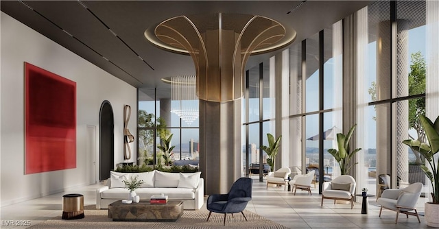 view of community lobby