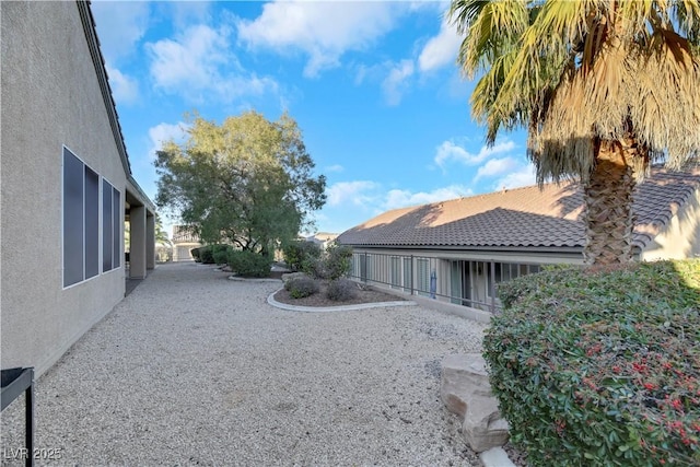 view of yard with a patio