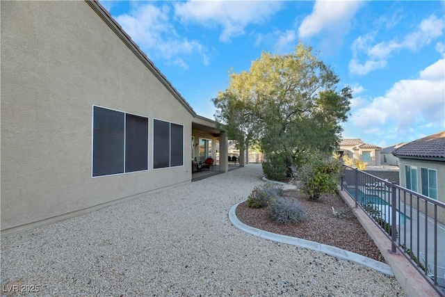 view of yard with a patio area