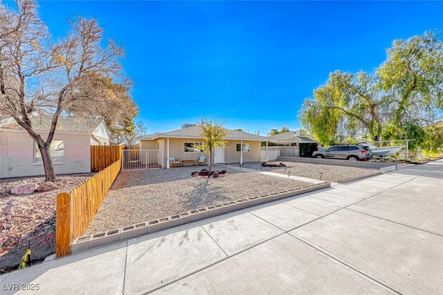 view of ranch-style home