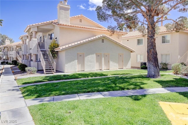 exterior space featuring a yard