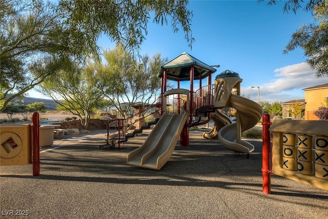 view of jungle gym