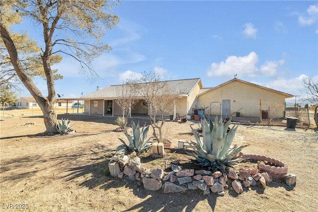 view of rear view of property