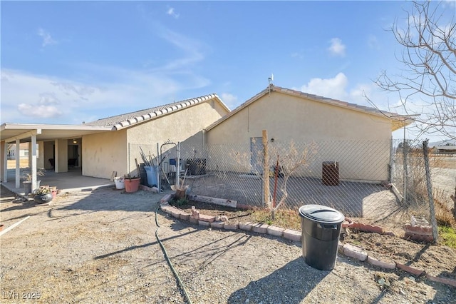 view of rear view of property