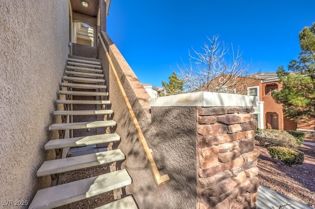 view of staircase