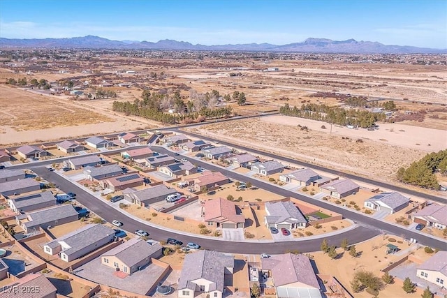 aerial view featuring a mountain view