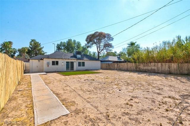 view of back of property