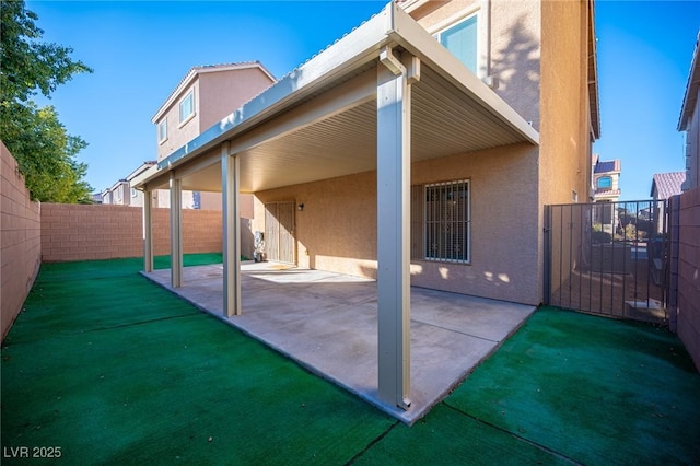 view of patio / terrace featuring a fenced backyard