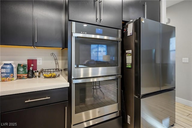 kitchen with stainless steel appliances