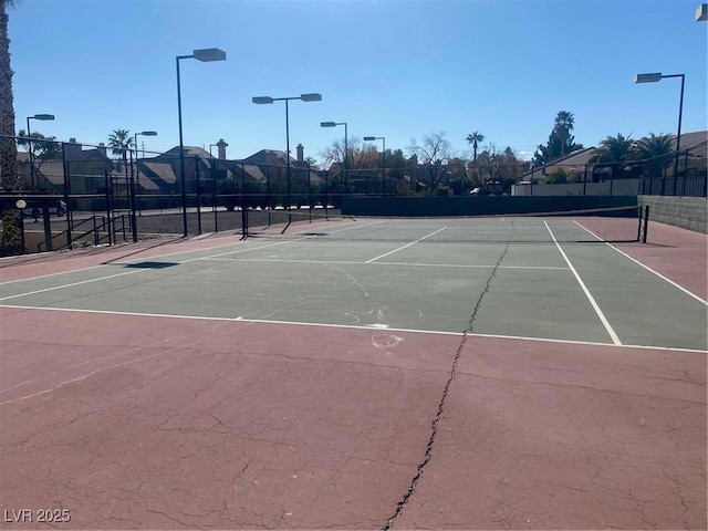 view of sport court