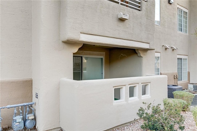 entrance to property with cooling unit