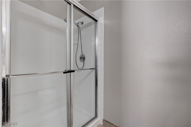 bathroom with walk in shower