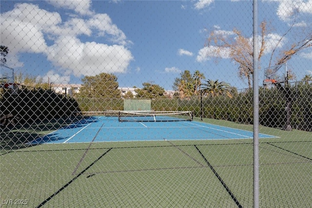 view of tennis court