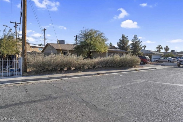 view of obstructed view of property