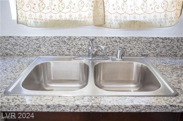 interior details with sink