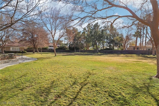 view of yard