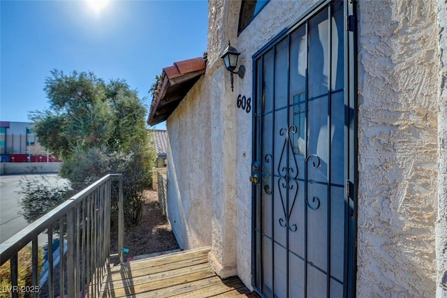 view of property entrance