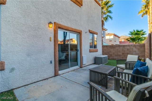 view of patio / terrace with an outdoor hangout area