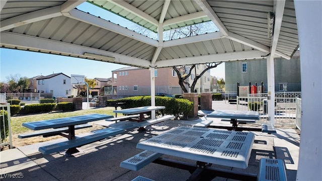 view of home's community featuring a gazebo