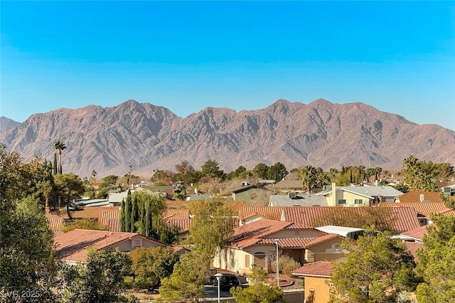 view of mountain feature