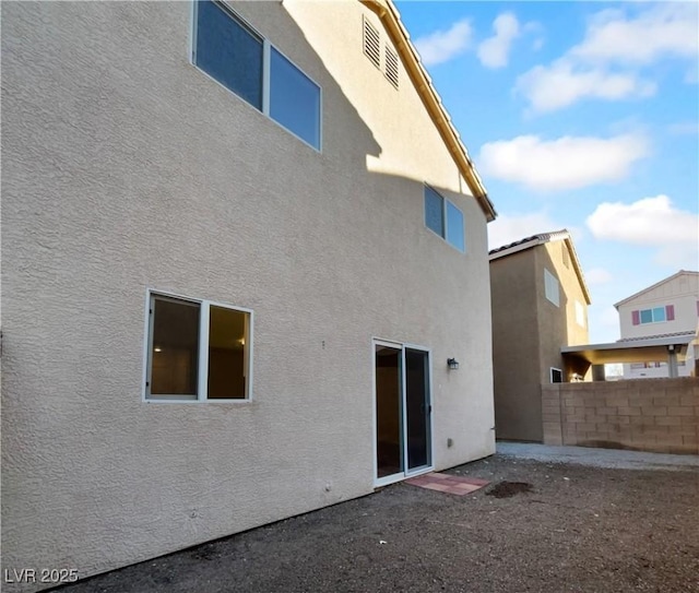 view of rear view of property