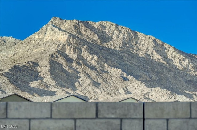 view of mountain feature