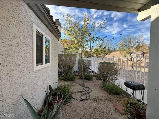 view of patio / terrace featuring a grill